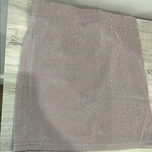 Elegant Shimmer Skirt in Pink